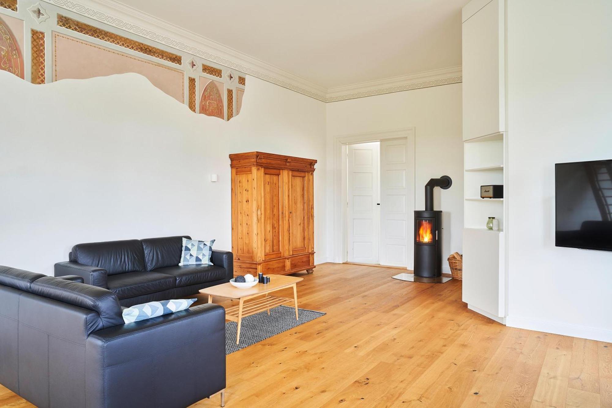 Ferienwohnungen Herrenhaus Gut Oestergaard Steinberg  ภายนอก รูปภาพ