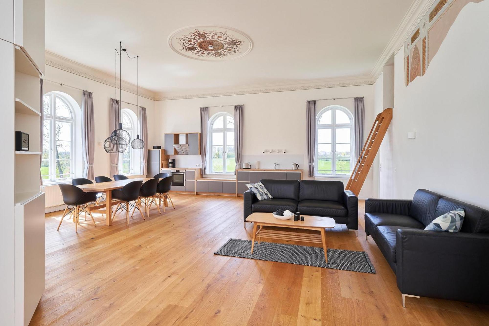 Ferienwohnungen Herrenhaus Gut Oestergaard Steinberg  ภายนอก รูปภาพ