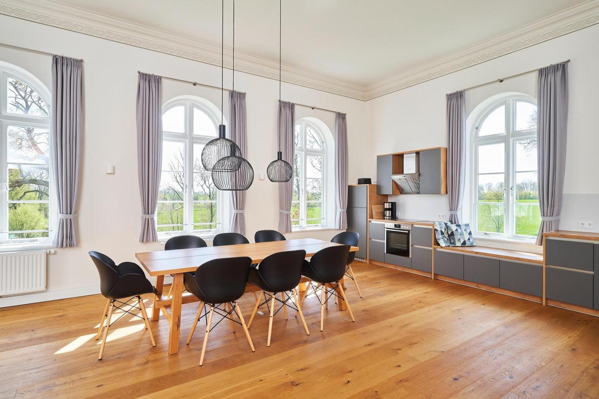 Ferienwohnungen Herrenhaus Gut Oestergaard Steinberg  ภายนอก รูปภาพ